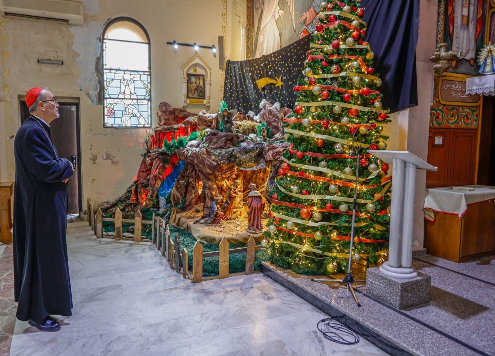 Cardinal Pizzaballa visits Gaza City's Holy Family Parish before